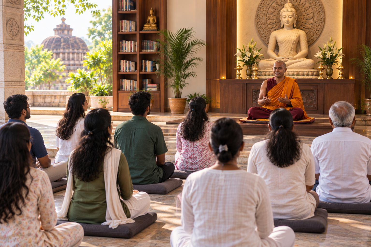 Dhamma teaching and practice at IBMCT